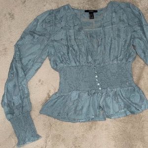 Long sleeve see through Top